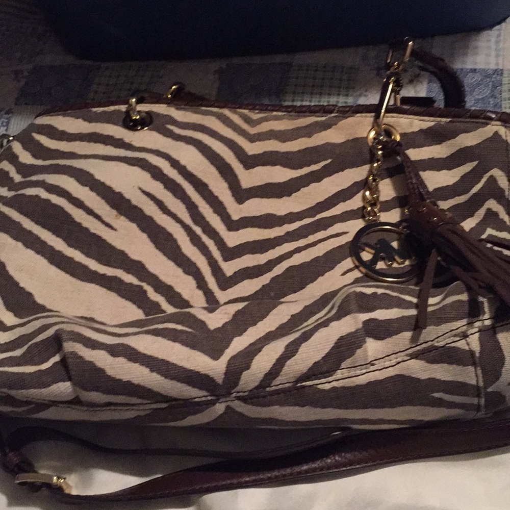 MK animal print bag
